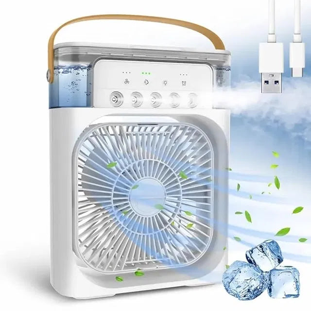 Electric Air Cooler Mini Fan With Mist