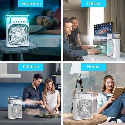 Electric Air Cooler Mini Fan With Mist